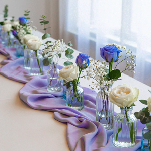 Winter table decorations