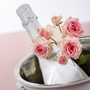 Roses and champagne