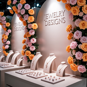 Roses in your trade fair stand